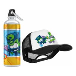 Pack Jockey Y Botella Super Zings Enigma Y Profesor K