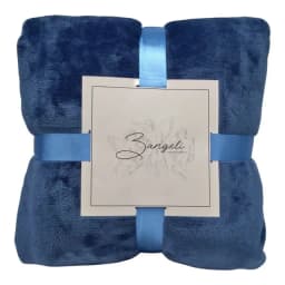 Frazada Polar Fleece Termica - 2 Plazas - 3angeli Color Navy