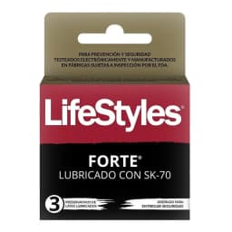 Preservativo Forte (latex Mas Grueso) Lyfe Styles 3 Unidades