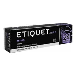 Etiquet Desodorante Crema Men Action 60 G