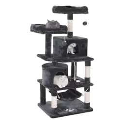 Rascador Gatos Tipo Torre 170cm + Hamaca Arbol Terciopelo