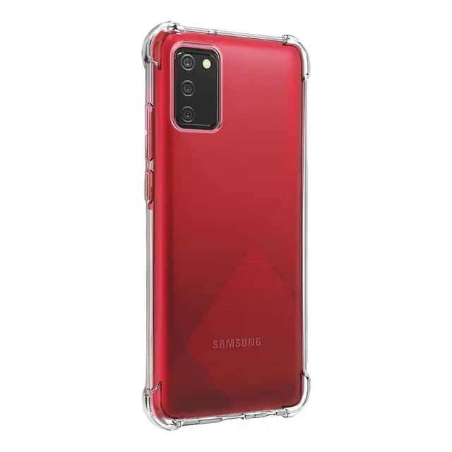 Carcasa Para Samsung A02 Y A02s Transparente Reforzada