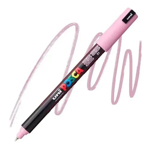 Marcadores Acrilicos Posca 1mr De Colores Color Rosa Claro
