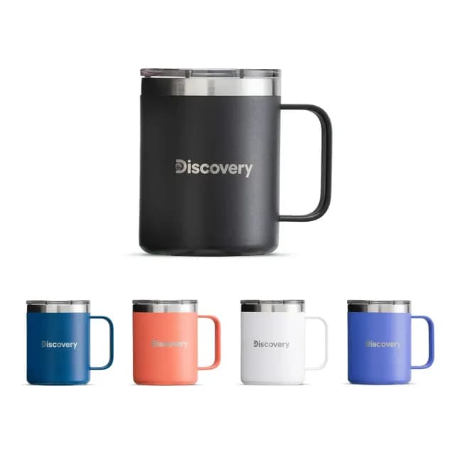 Taza Termica Tapa Magnetic Slider 350 Ml Termo Mug Discovery Color Negro Taza Termica 350 ml
