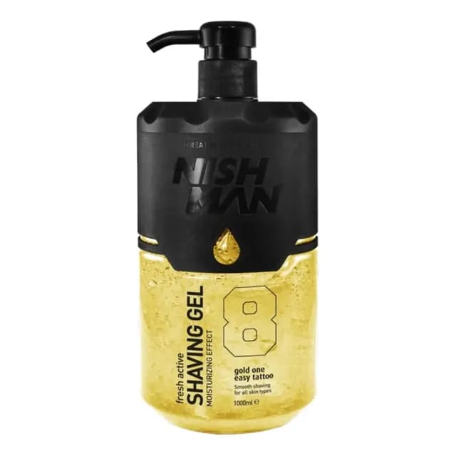 Gel De Afeitar Nishman 1000 Ml Gold One Shaving Gel N8