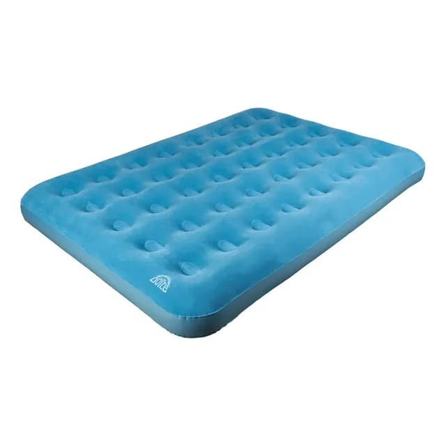 Colchon Inflable Alicante Doble Celeste Doite Celeste