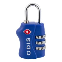 Candado Odis Tsa Maleta Viaje 33mm Con Clave - Azul