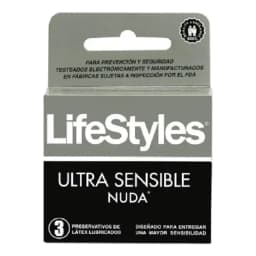 Condon Lifestyles - Nuda (ultra Sensible) Caja 3 Unidades