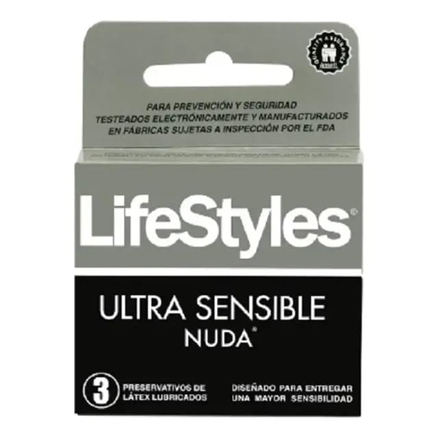 Condon Lifestyles - Nuda (ultra Sensible) Caja 3 Unidades