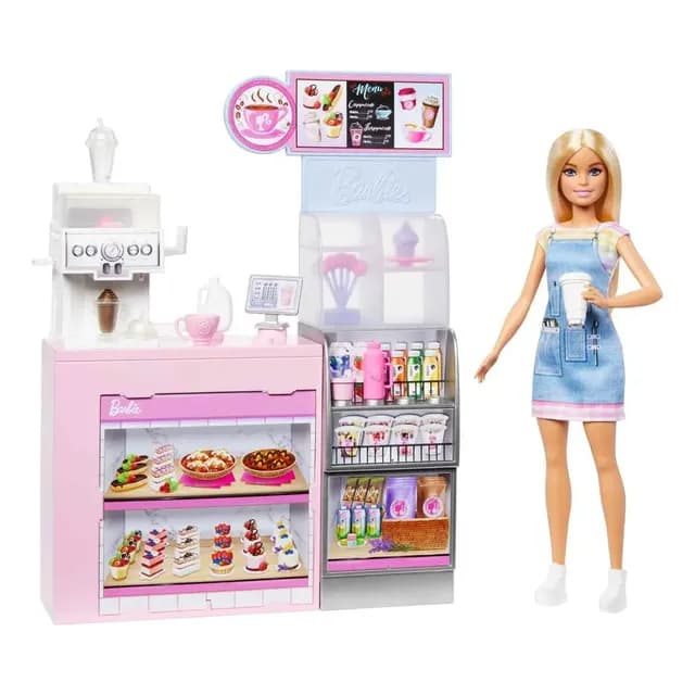 Barbie Profesiones Set De Juego Diversion En La Cafeteria Co