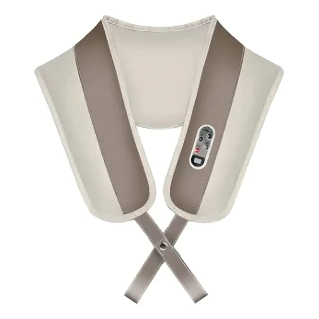 Masajeador Electrico Para Cuello Cervical Muslos Hombros Color Beige