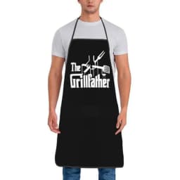 Delantal Divertido  The Grillfather   Padrino De La Parrilla