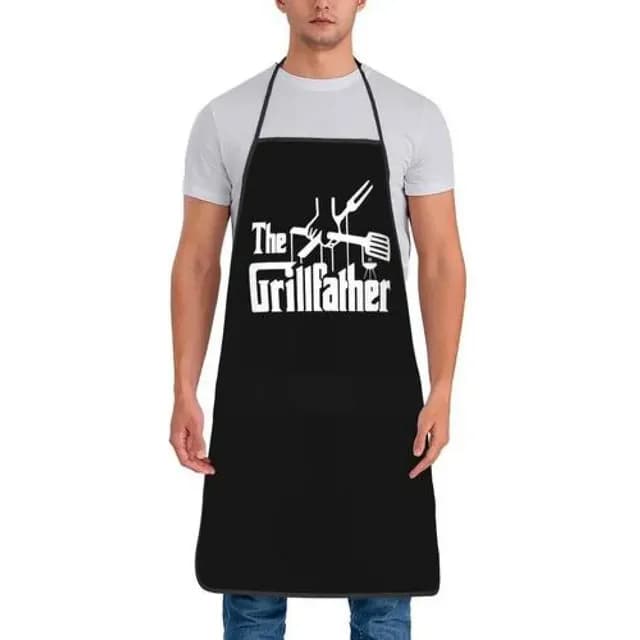 Delantal Divertido  The Grillfather   Padrino De La Parrilla