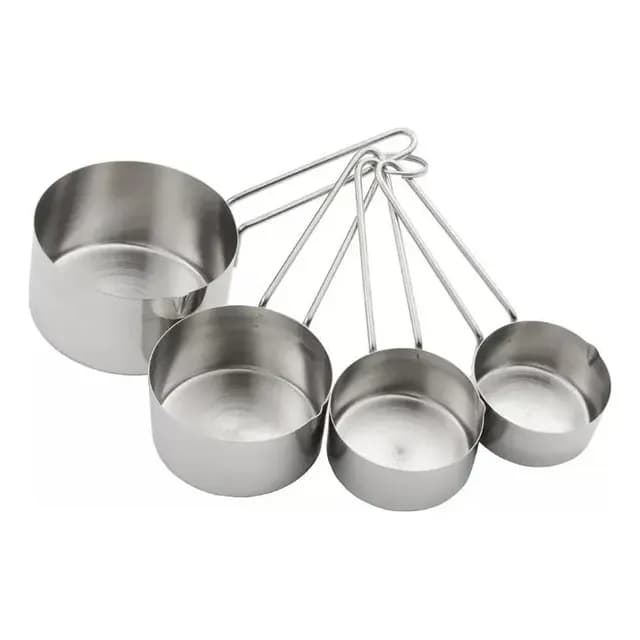 Juego De Tazas Medidoras Acero Inox