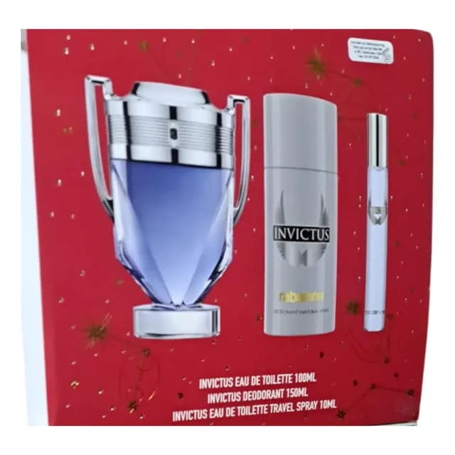 Set Perfume Invictus Edt Hombre 100 Ml +10ml+150 Desodorante