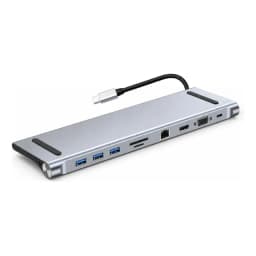 Hub Multipuerto Type-c (10en1) Profesional Pd60w 4k Gigabyte