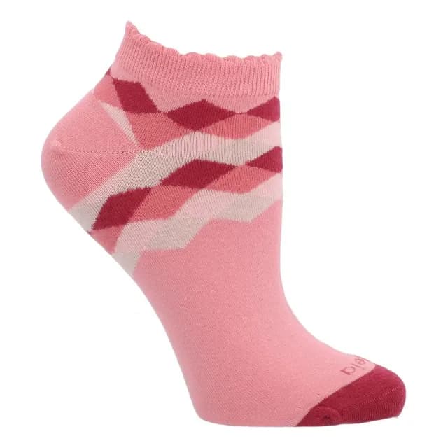 Calcetin Mujer Ped Diamond Rosado