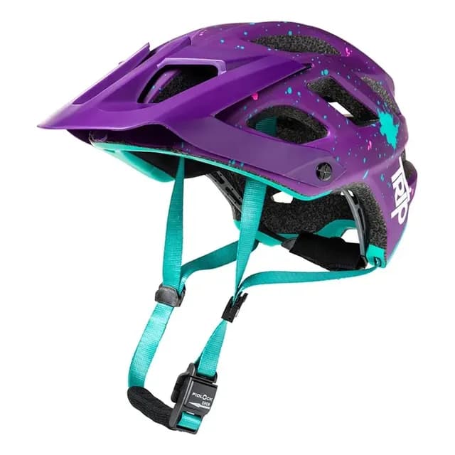 Casco Bici Trip Enduro Euphoria Purple/blue