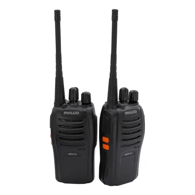 Kit Par Radiotransmisores Portatil Incluye Manos Libres