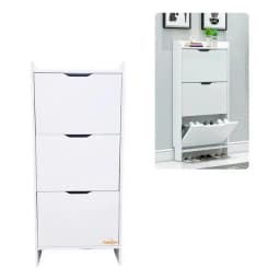 Organizador Mueble Zapatero Cajonera Para Zapatos 3 Niveles Eshopangie
