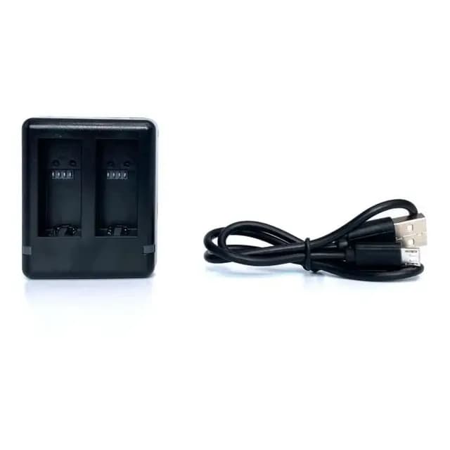 Cargador Doble Gopro Hero 9 / 10 / 11/ 12 + Cable Carga Usb