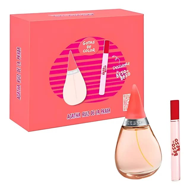 Gotas De Color Estu Edt 50ml+beso En Beso 10ml Silk Perfumes
