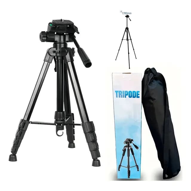 Tripode Celular Camara Portatil Aluminio 170 Cm Profesional