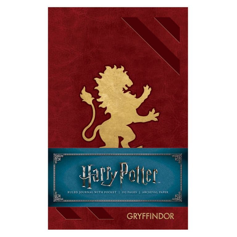Harry Potter: Gryffindor Ruled Pocket Journal