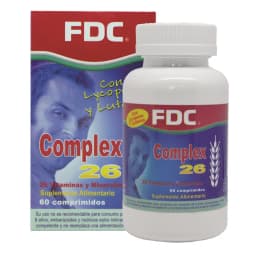 MULTIVITAMINICO - COMPLEX 26 X 60 COMPRIMIDOS - CON VITAMINA C Y ZINC