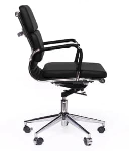 Silla ejecutiva escritorio oficina Passau Baja Negra