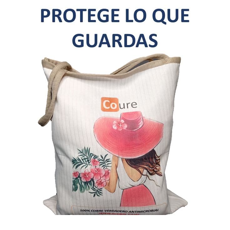 Bolsa Reutilizable con COBRE Blanco M
