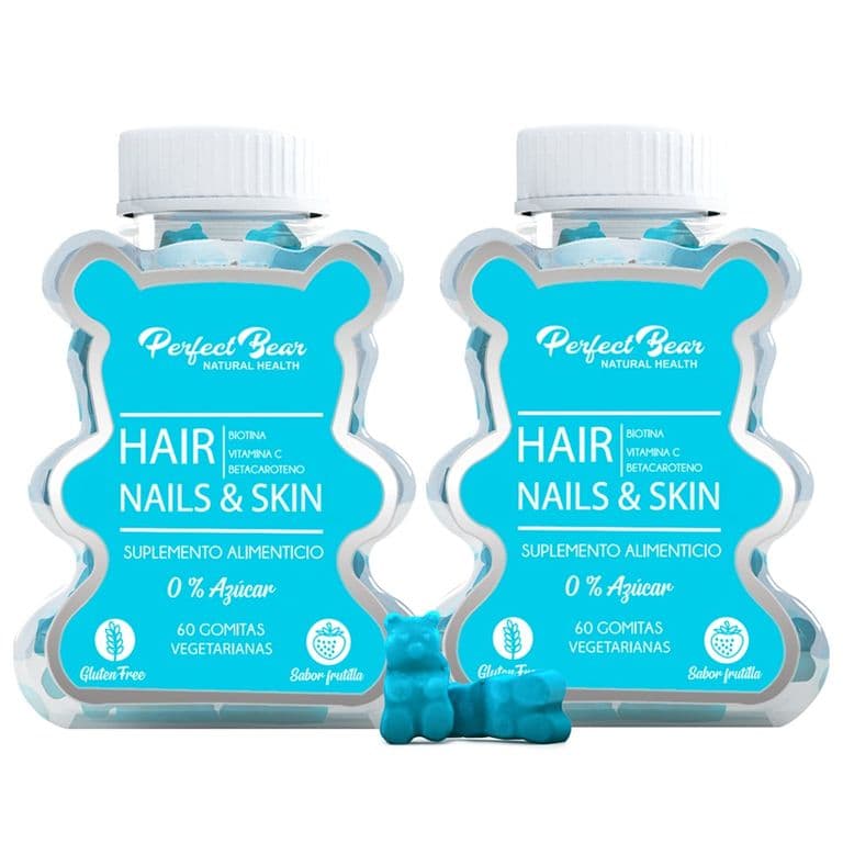 Biotina Vitaminas Para Cabello, Unas Y Piel Gomitas X 2 meses