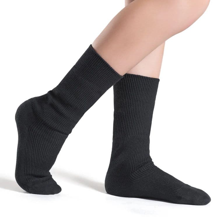 Calcetines escolar unisex pack x2 Negro 41-43