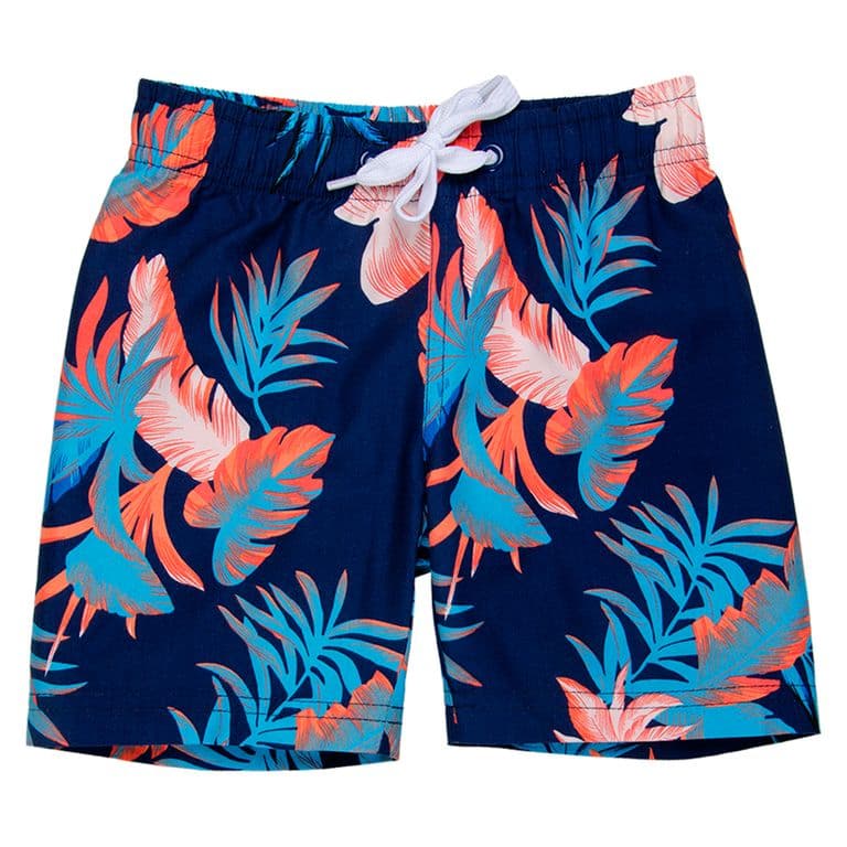 Traje de Bano Bebe Nino Short Azul Azul 9-12 MESES