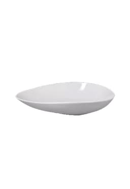 BOWL IRREGULAR PORCELANA BLANCO 25CM SHAPED RAK