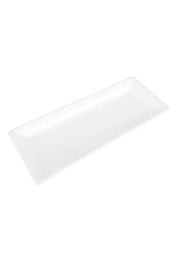 PLATO RECTANGULAR BAJO PORCELANA BLANCO 29CM STAR SQUARE