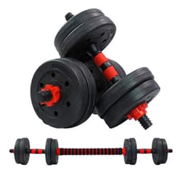 Set Mancuernas Con Barra Ajustable 20Kg K-Fit