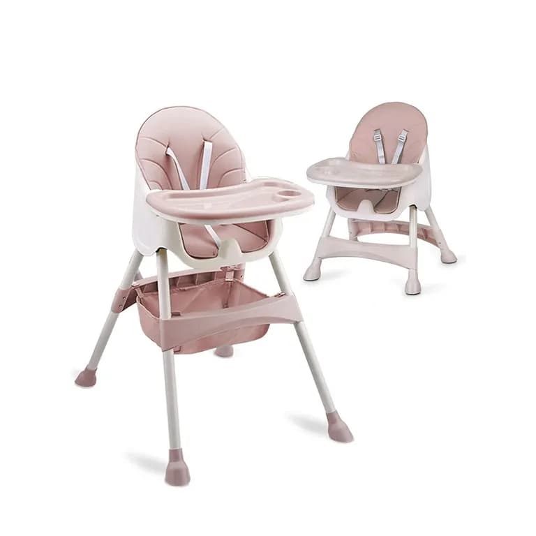 Silla de Comer Multifuncional Rosa -