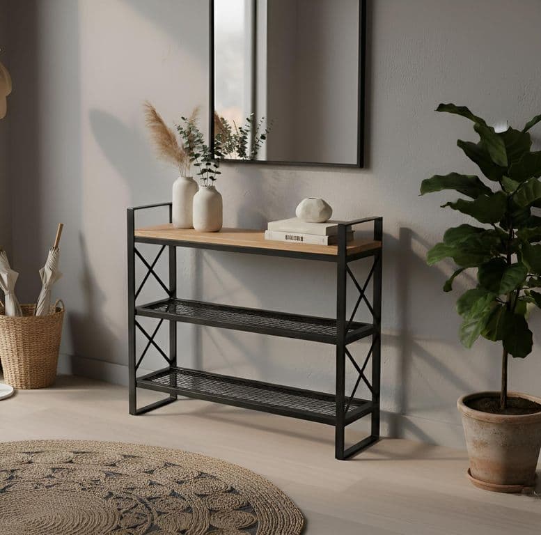 Mesa arrimo de roble Eger L