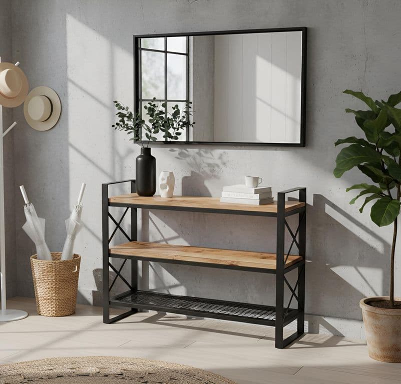 Mesa arrimo de roble Venetti M ILOFT.
