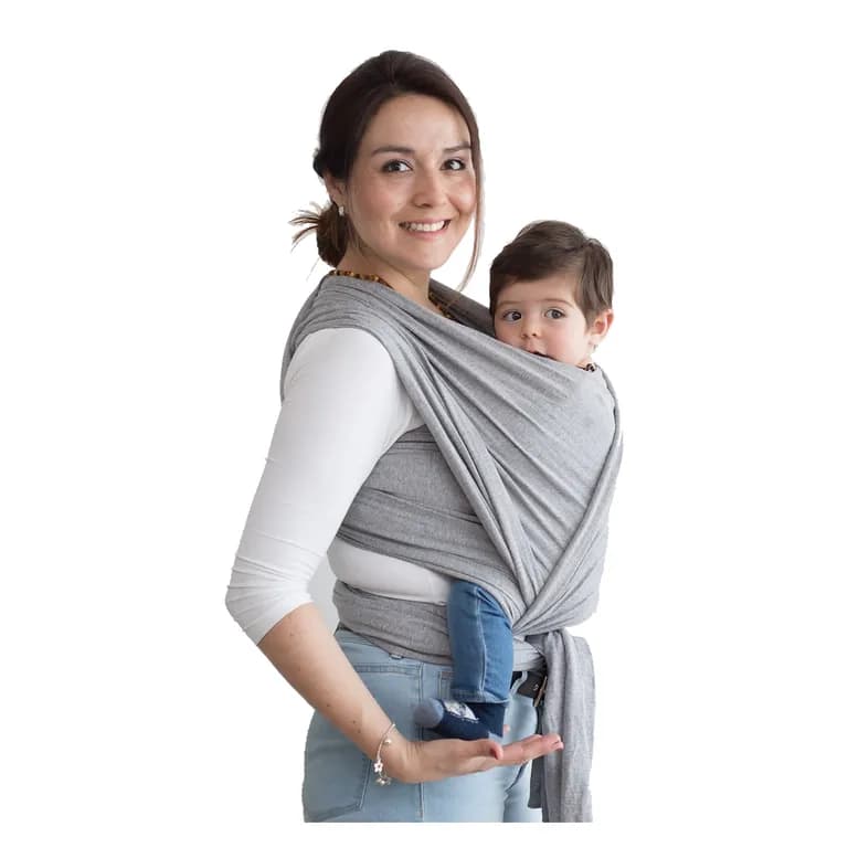 Fular Portabebe Semielasticado Gris