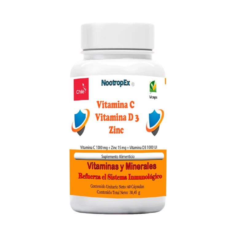 VITAMINA C VITAMINA D3 ZINC