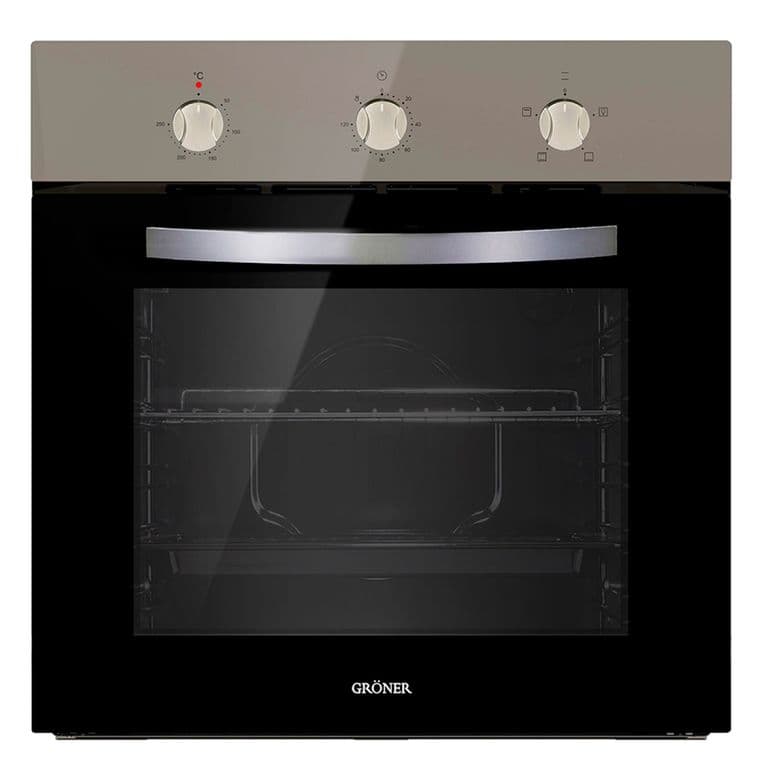 Horno Electrico Empotrable Groner Inox 4F 60L