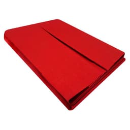 Faldon Liso 5 Pliegues 1Plaza Rojo 200 Hilos Rojo 1 PLAZA