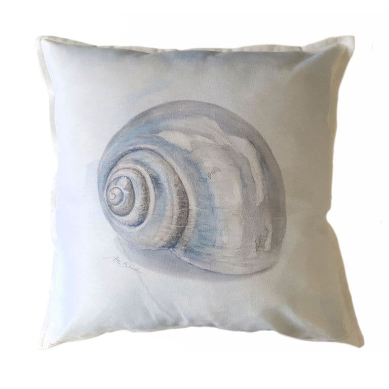 FUNDA COJIN ALGODON CARACOL 45X45