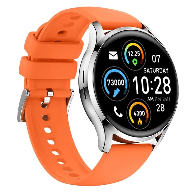 Smartwatch Deportivo con Bluetooth y 24 Modos de Fitness y Salud Compatibilidad Universal IP67