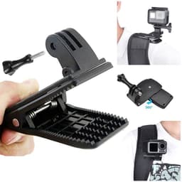 Clip De Mochila Rotatorio 360 Para Camaras Gopro Y Otras