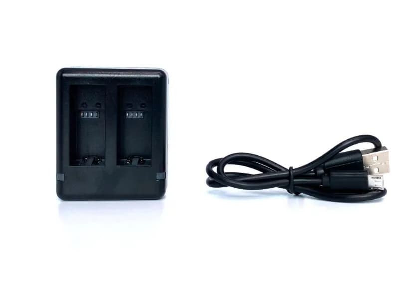 Cargador doble para Gopro hero 13 12 11 10 9 + Cable de Carga