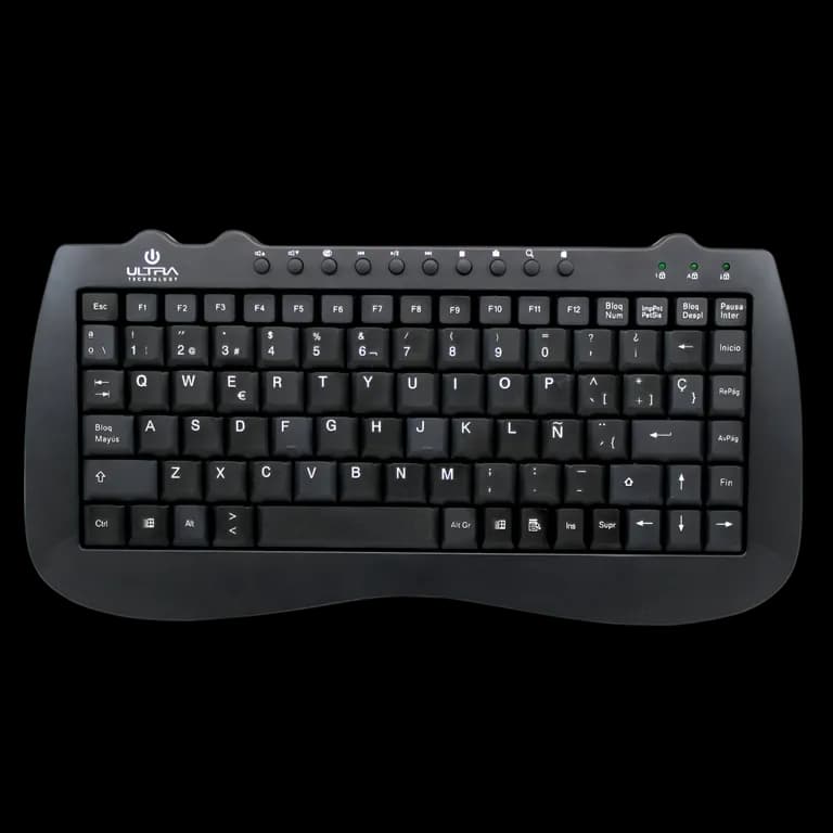 Mini Teclado USB Multimedia Compacto K115U