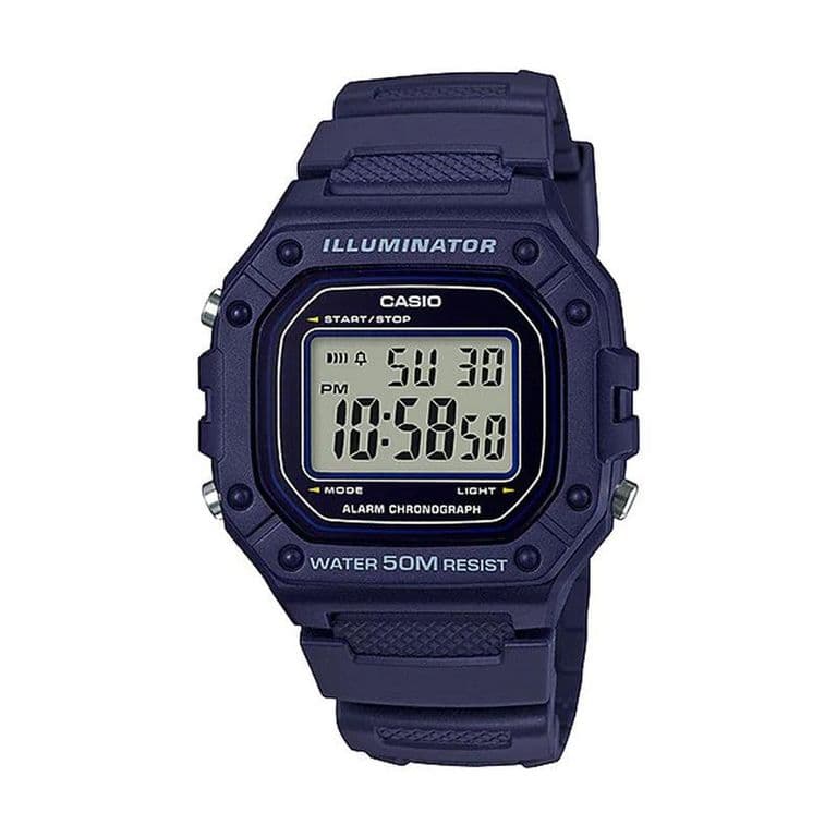 Reloj Digital Hombre W-218H-2AV Azul TALLA UNICA